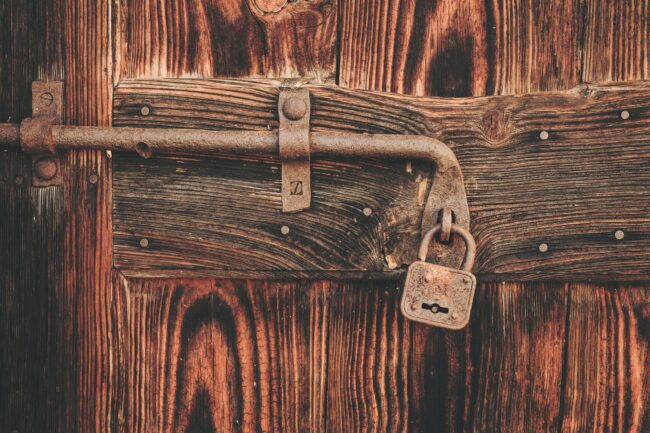 Locked door - copyright protection