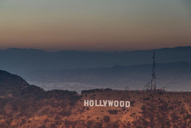 Hollywood sign for writers