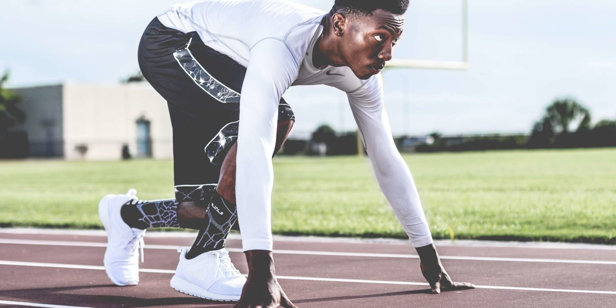 Athlete on a track