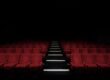 Empty seats in a theater