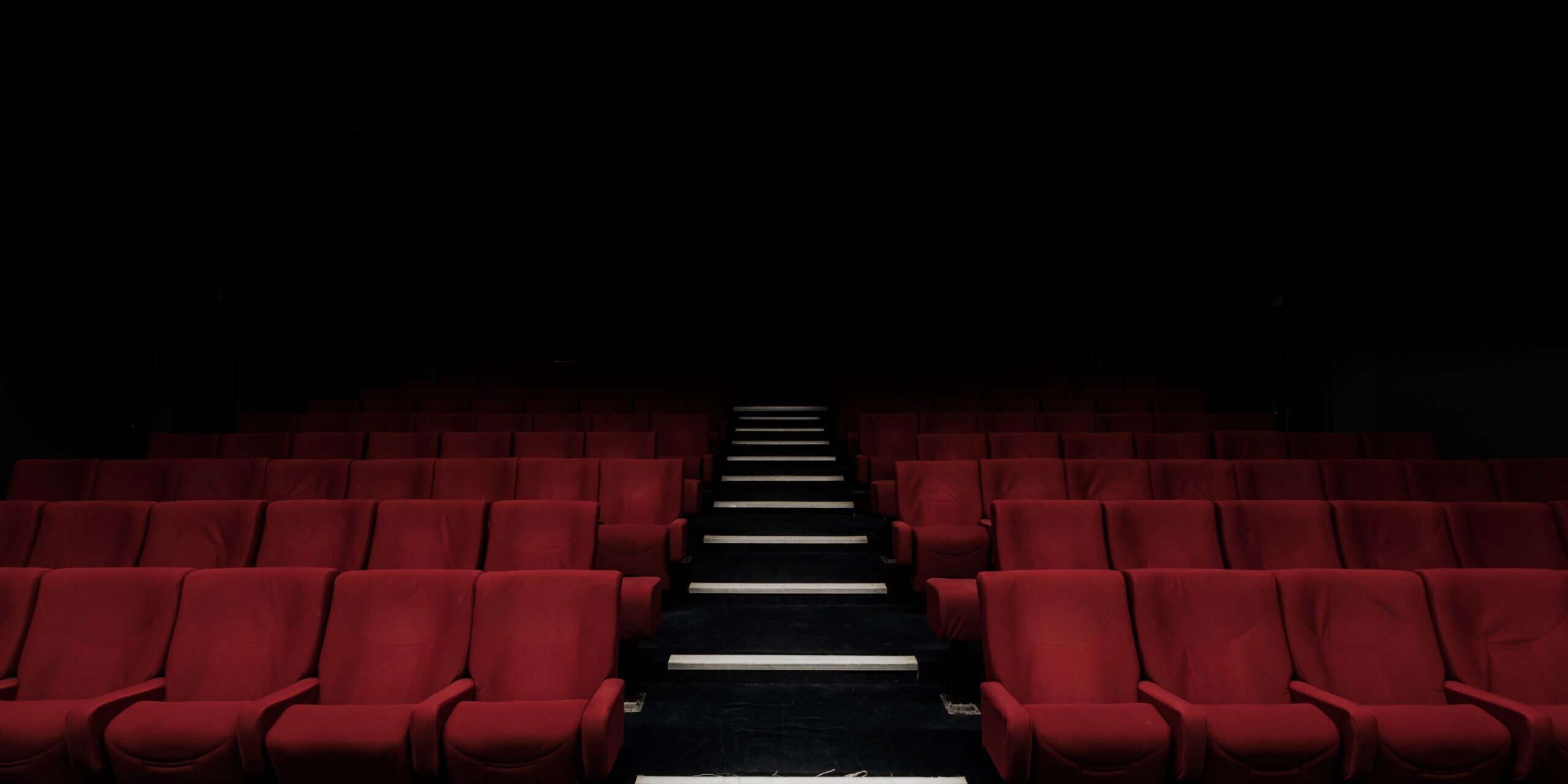 Empty seats in a theater